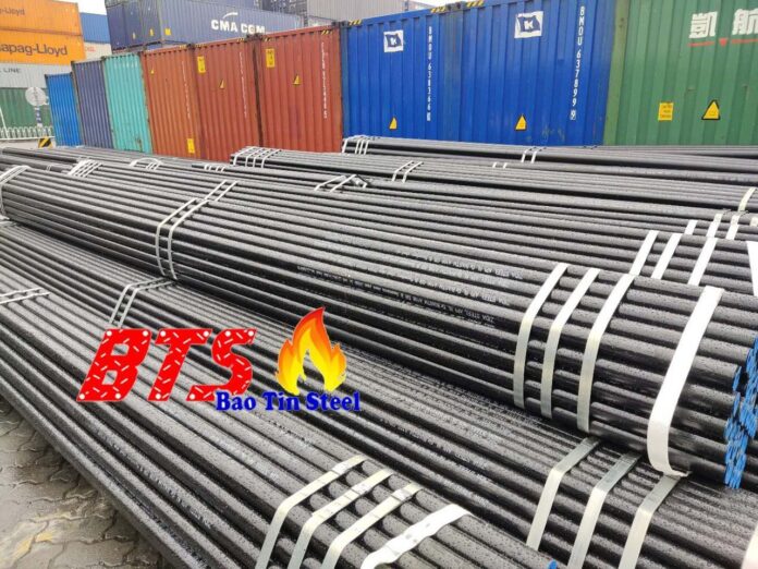 Ống thép đúc phi 114 DN100 tiêu chuẩn ASTM A106/A53/API5L Ống thép đúc phi 114 DN100 tiêu chuẩn ASTM A106/A53/API5L